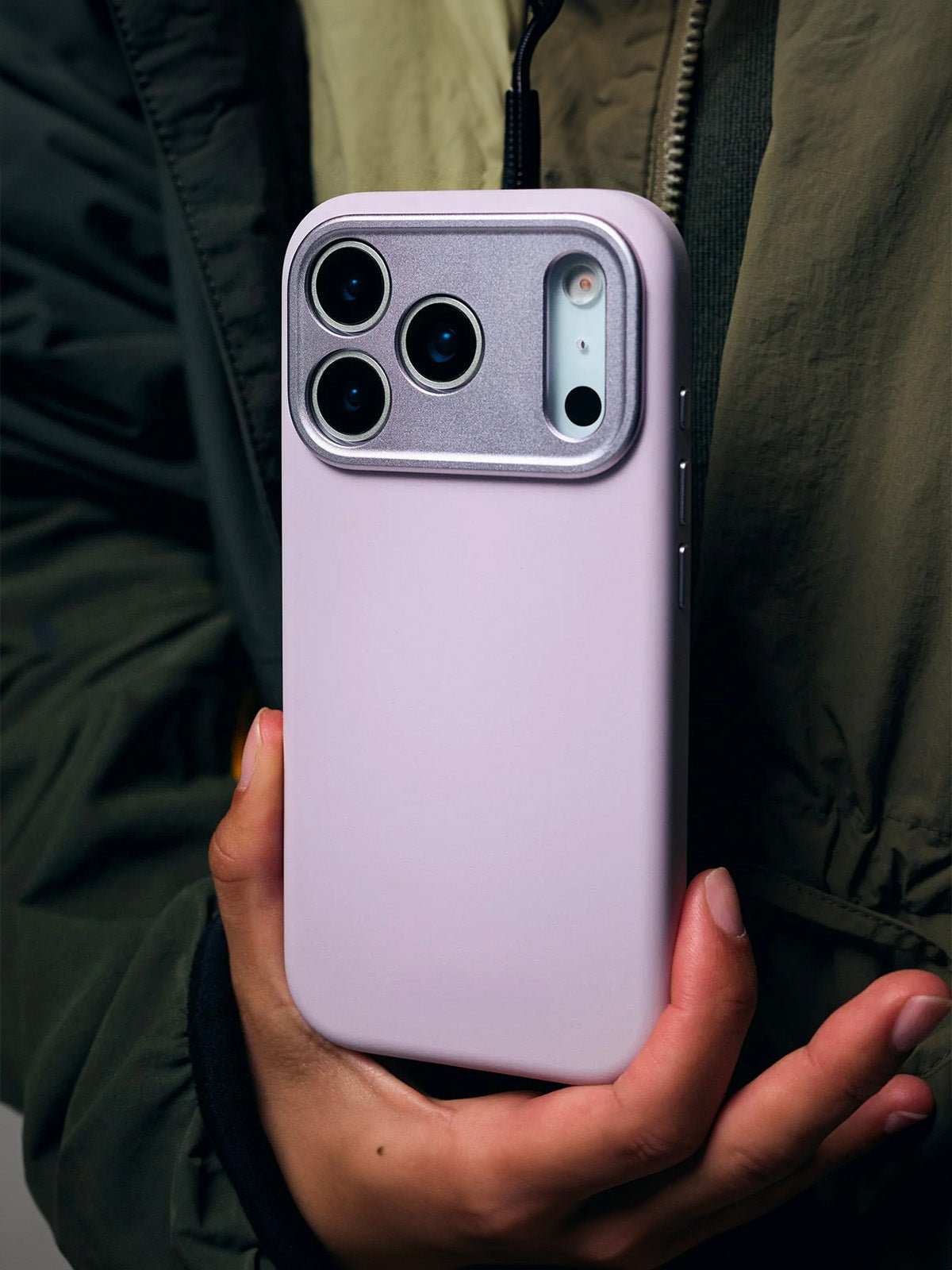 Coque iPhone silicone liquide, douce au toucher, protection intégrale, antichoc, design mat, rebords caméra renforcés, modèle Zerbi - Coque iPhone - Lavande iPhone 13