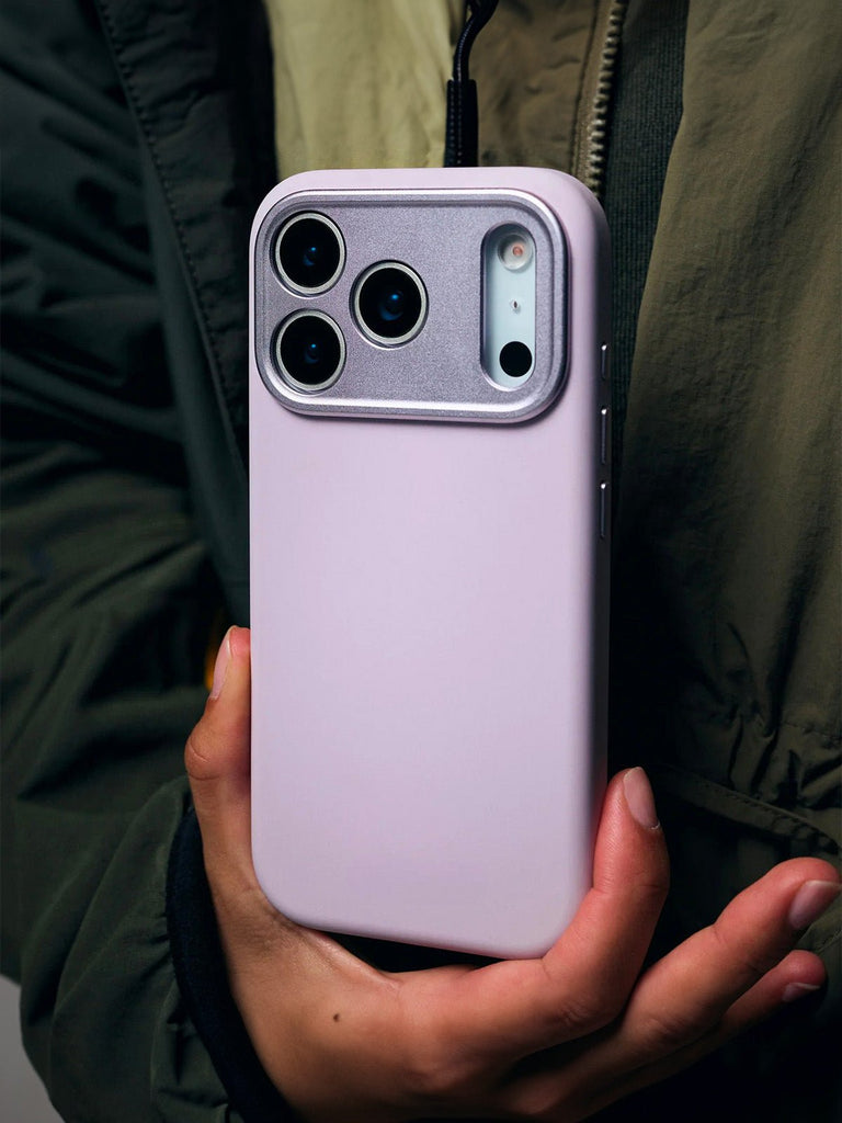 Coque iPhone silicone liquide, douce au toucher, protection intégrale, antichoc, design mat, rebords caméra renforcés, modèle Zerbi - Coque iPhone - Lavande iPhone 13