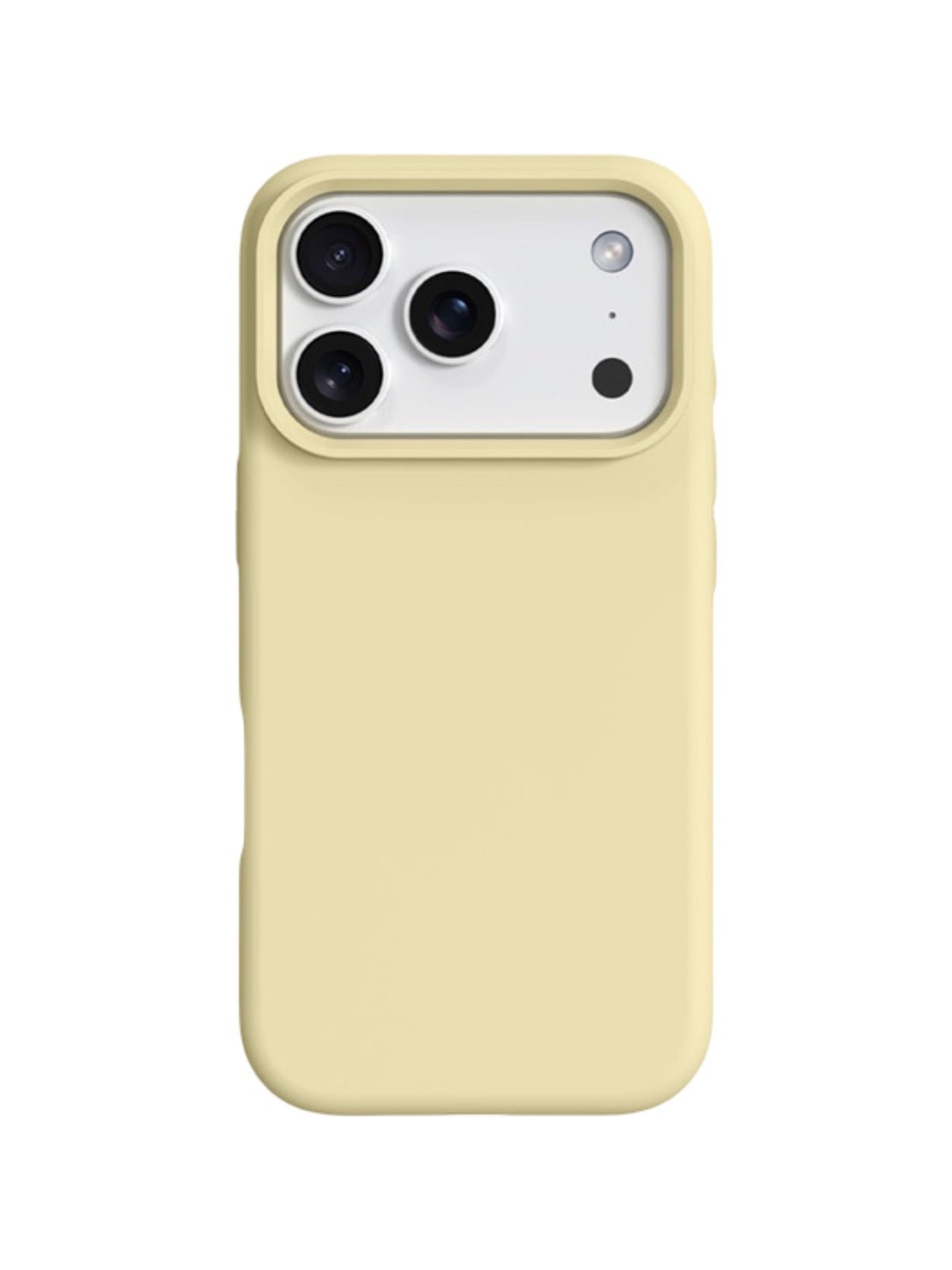 Coque iPhone silicone liquide, douce au toucher, protection intégrale, antichoc, design mat, rebords caméra renforcés, modèle Zerbi - Coque iPhone - Jaune iPhone 13