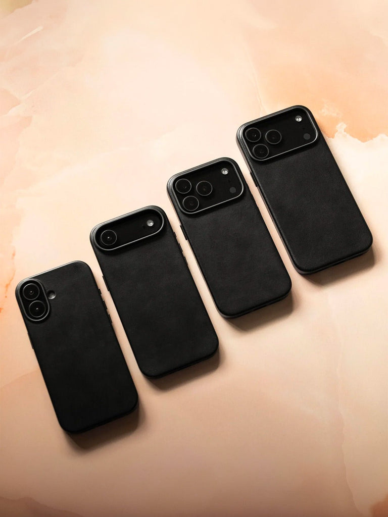 Coque magnétique simili pour iPhone, protection intégrale, magsafe, texture premium, anti - choc, fine, modèle Servian - Coque iPhone - Noir iPhone 13