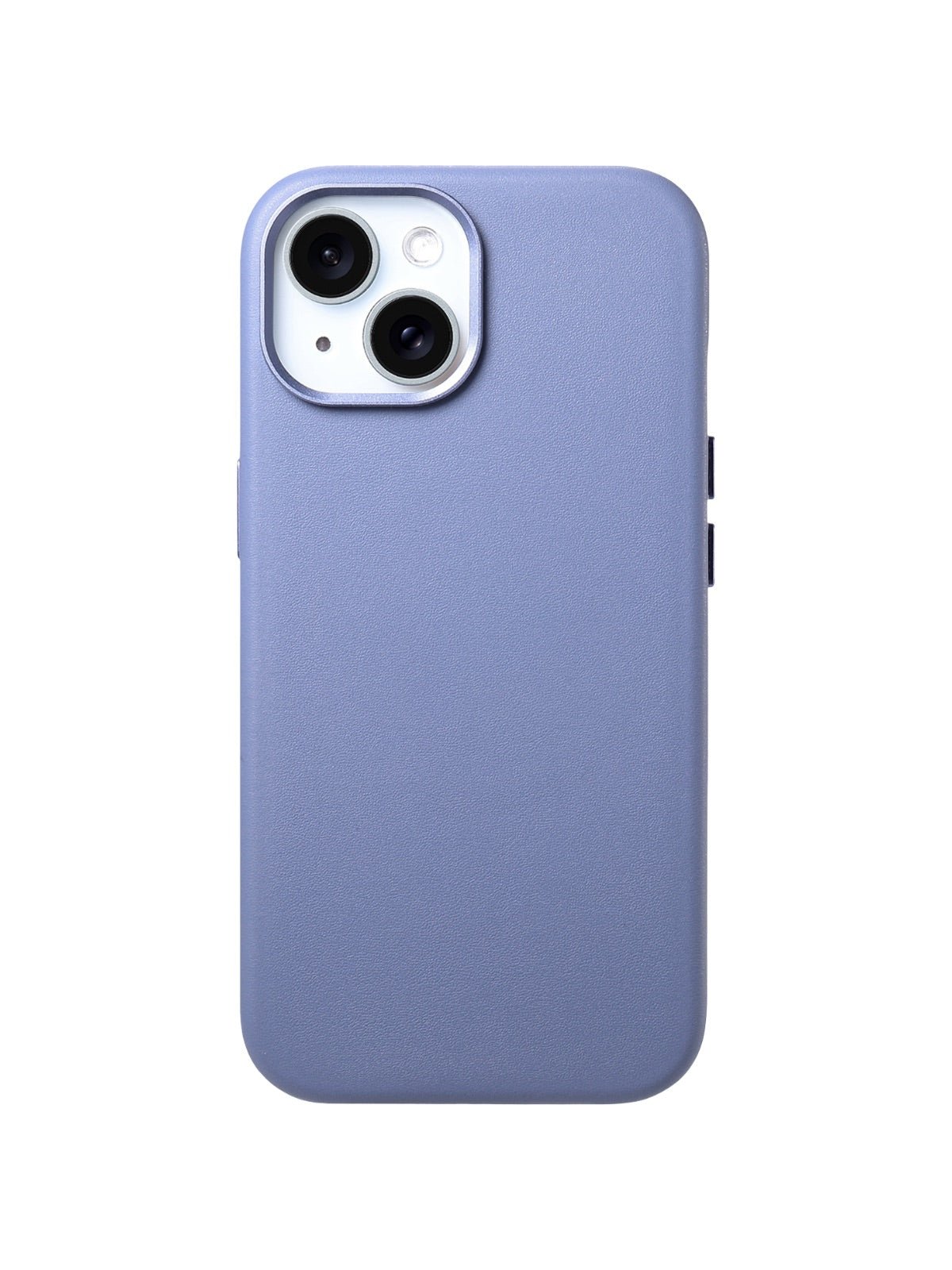 Coque magnétique simili pour iPhone, protection intégrale, magsafe, texture premium, anti - choc, fine, modèle Servian - Coque iPhone - Lavande iPhone 13
