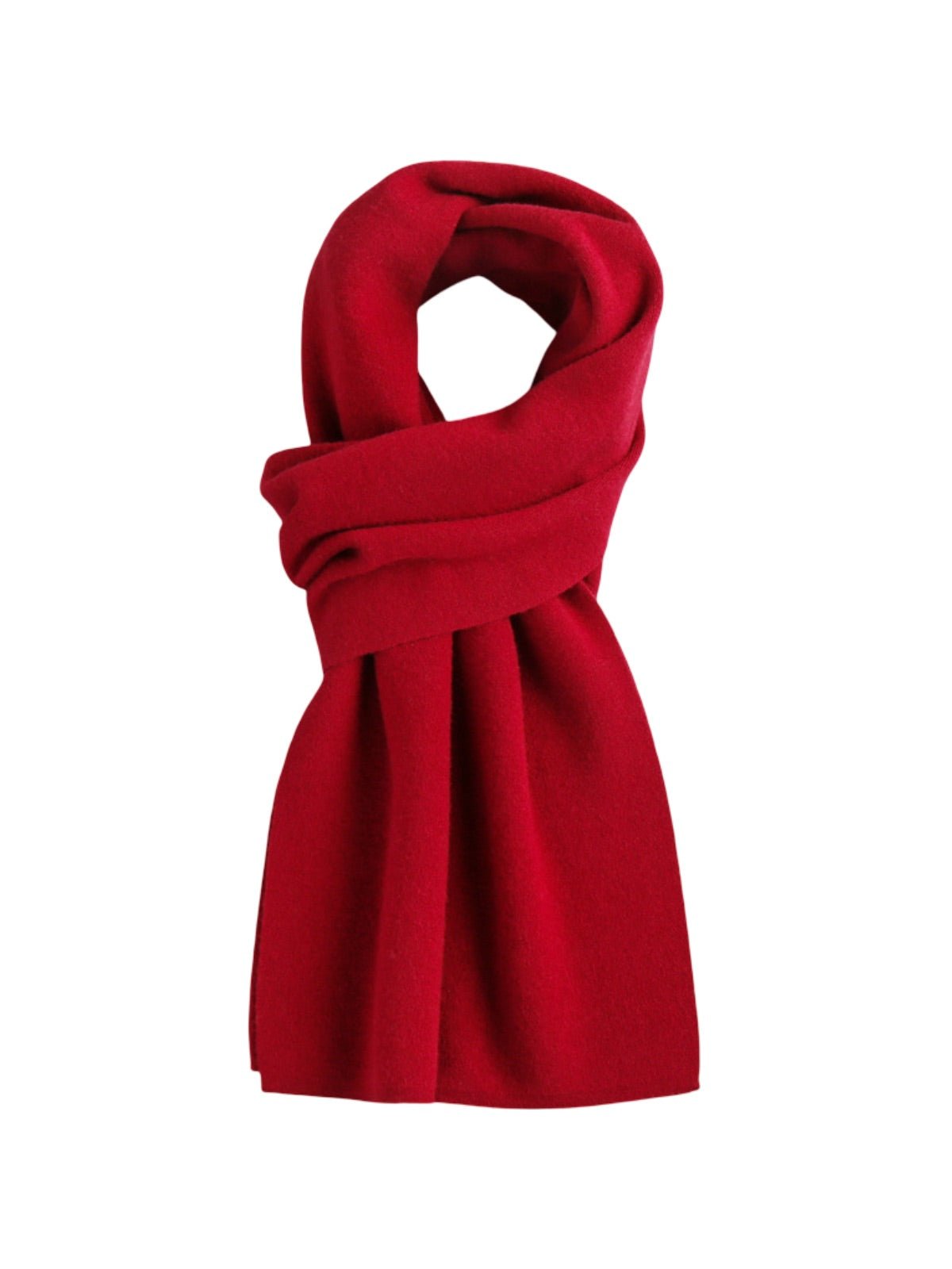 Écharpe chaude en laine, douceur enveloppante pour l’hiver, parfaite pour les journées froides, accessoire incontournable du quotidien, pour l'homme moderne, modèle Mike - Écharpe - Bordeaux