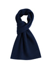 Écharpe chaude en laine, douceur enveloppante pour l’hiver, parfaite pour les journées froides, accessoire incontournable du quotidien, pour l'homme moderne, modèle Mike - Écharpe - Bleu marine