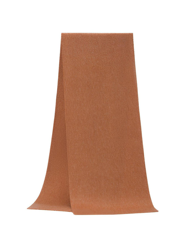 Écharpe en laine douce unie, format long, chaleur hivernale, confort naturel, style épuré, modèle Bérénice - Écharpe - Camel