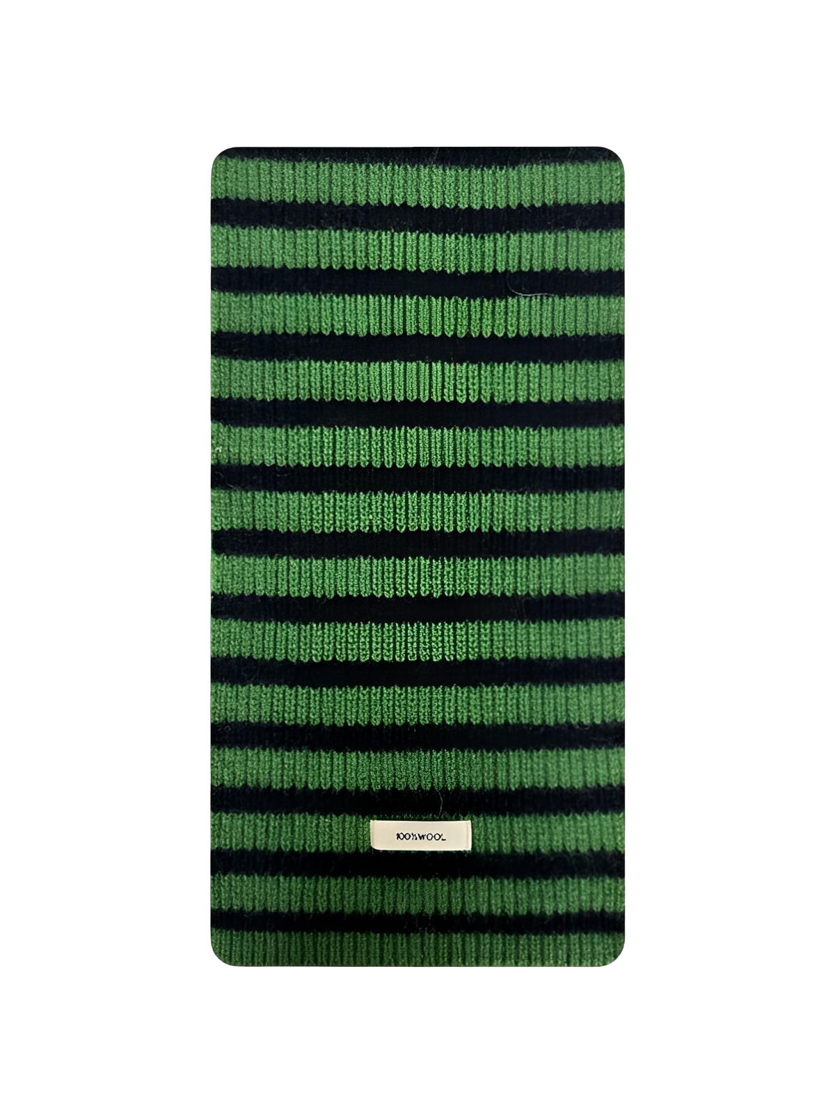 Sciarpa in lana a righe, maglia calda e morbida, accessorio invernale di tendenza, larghe righe colorate, calore e comfort quotidiano, modello Harria