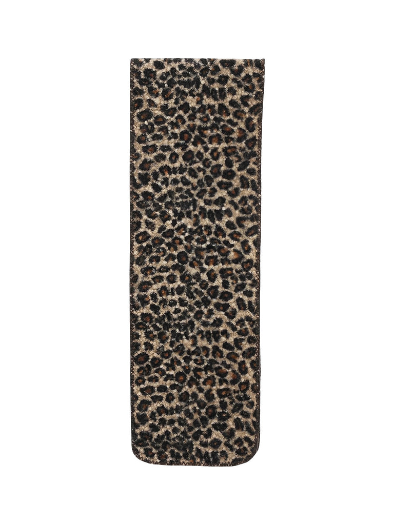 Écharpe femme hiver léopard, motif animalier doux, écharpe chaude longue, écharpe stylée confortable, accessoire automne hiver tendance, modèle Vésune - Écharpe - Camel