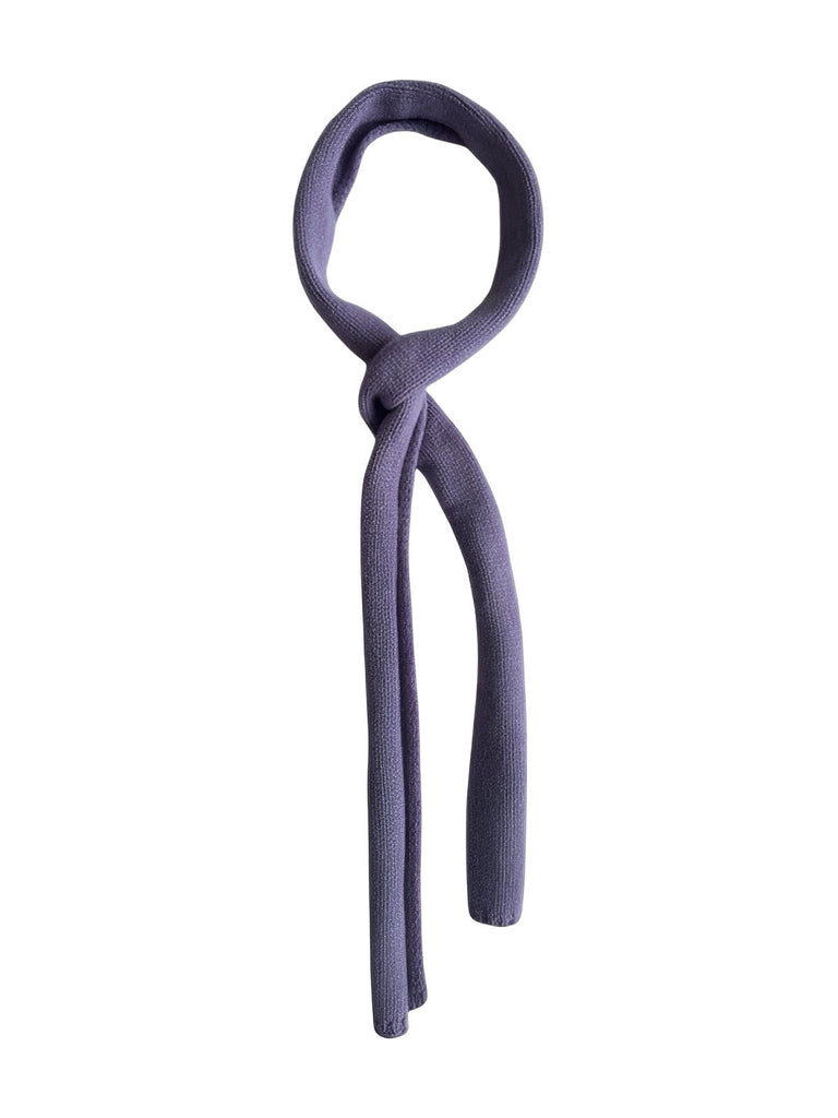 Sciarpa sottile in pura lana, al tatto morbida, formato stretto, calda e leggera, stile minimalista, inverno 2024, diversi colori, modello Estelle