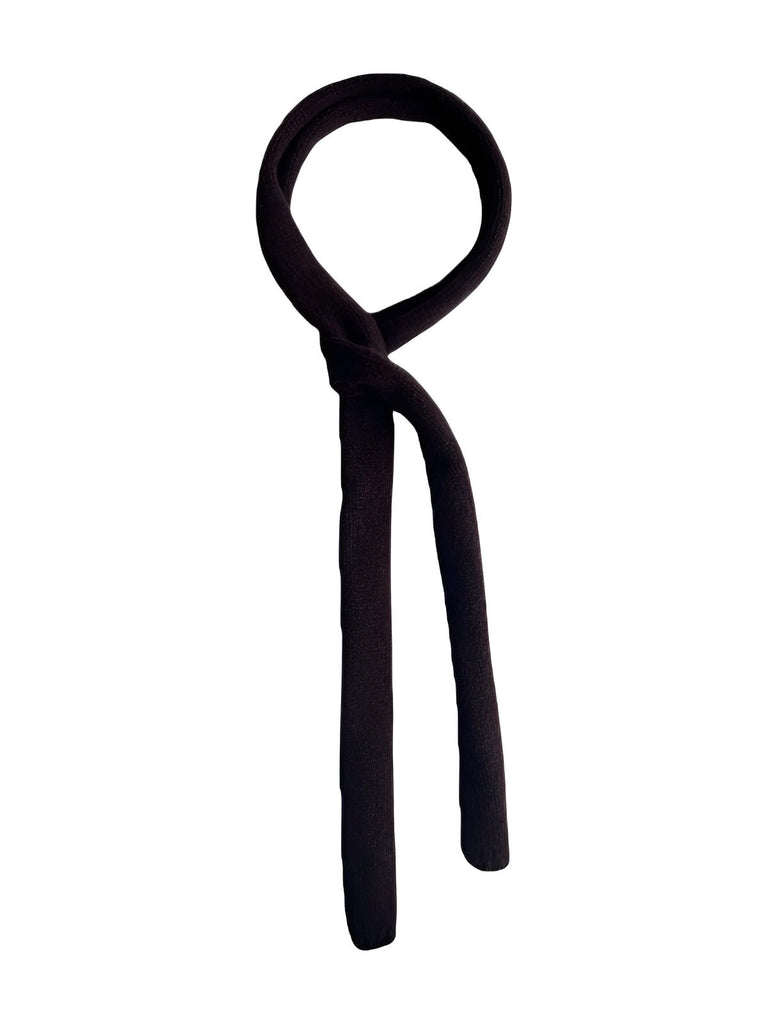 Sciarpa sottile in pura lana, al tatto morbida, formato stretto, calda e leggera, stile minimalista, inverno 2024, diversi colori, modello Estelle