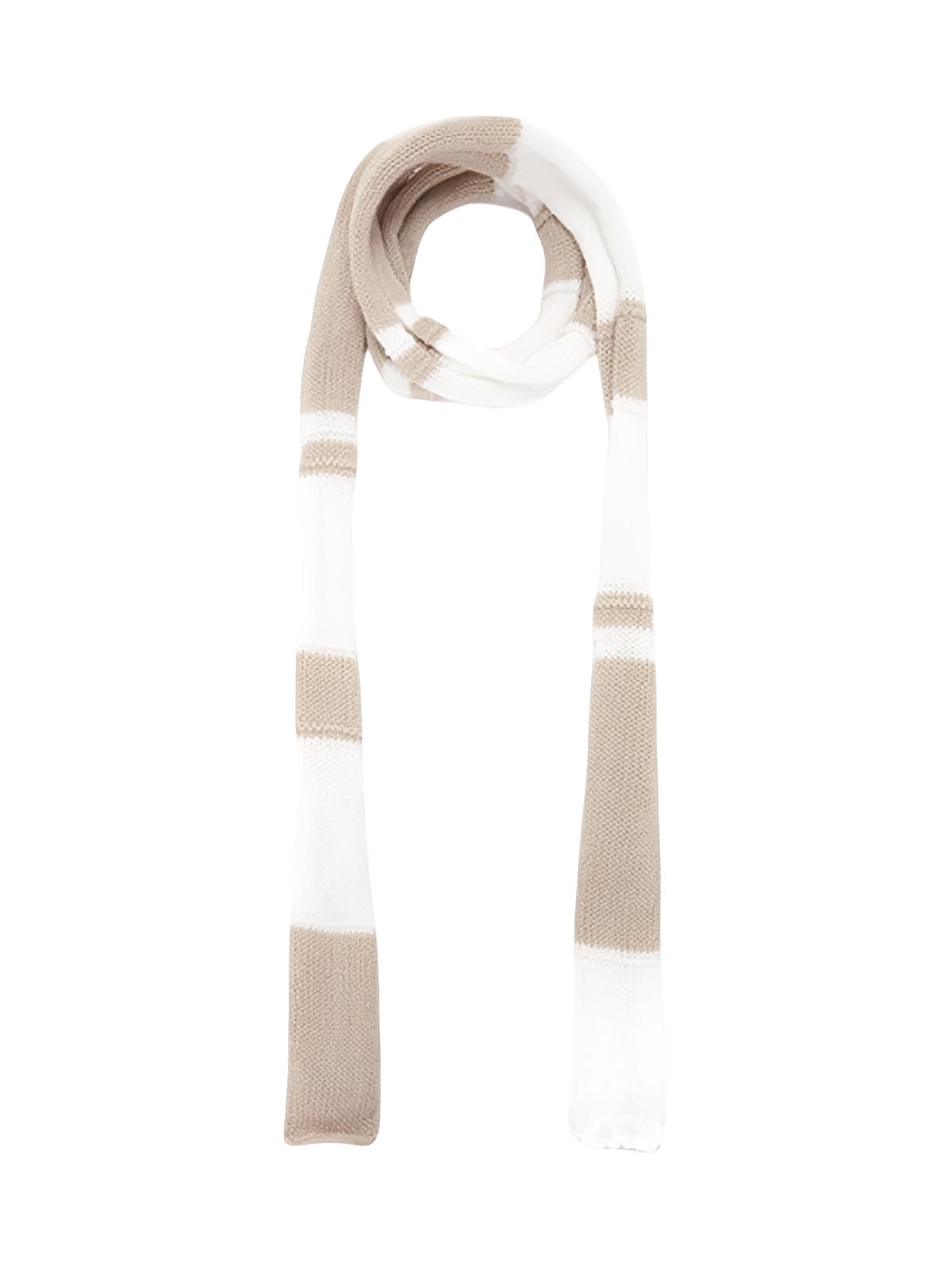 Sciarpa sottile a righe, design coreano, lavorata a mano, leggera e lunga, accessorio invernale da donna, modello Parisa