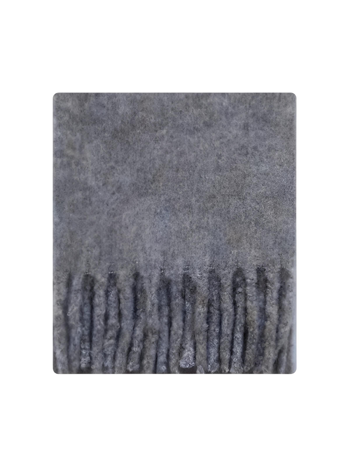 Long soft winter scarf, warm blended wool, mottled colors, with fringes, chic cocooning accessory, Sodène model