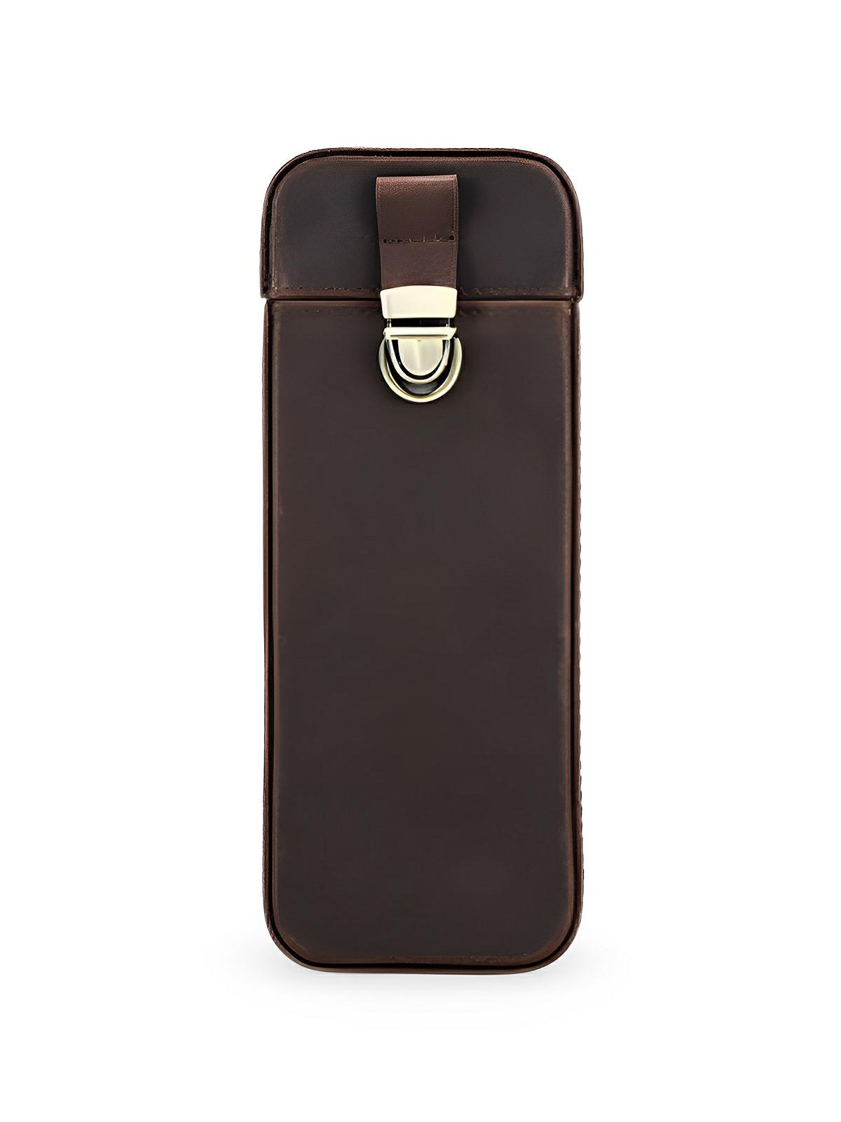 Étui à cigares, en cuir, forte de caractère, modèle Ingelbert - Coffret - Café