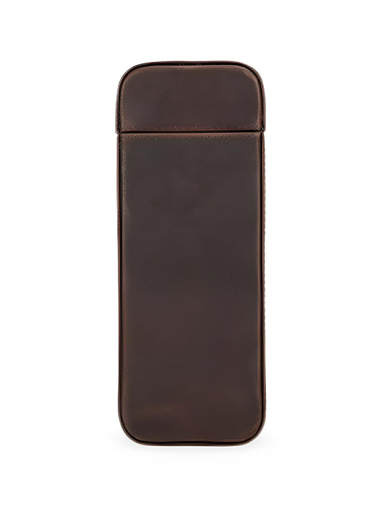 Étui à cigares, en cuir, forte de caractère, modèle Ingelbert - Coffret - Café