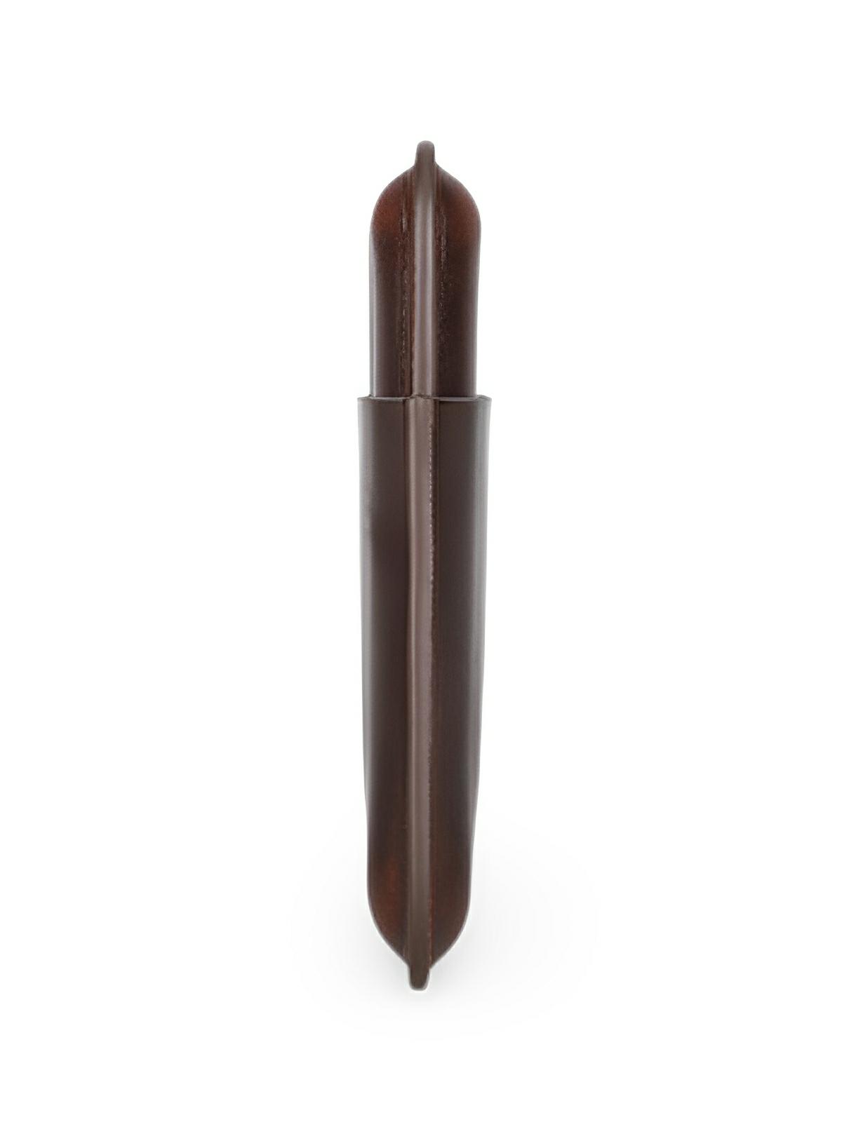 Étui à cigares, en cuir, idéal à transporter, format compact modèle Méliton - Coffret - Café