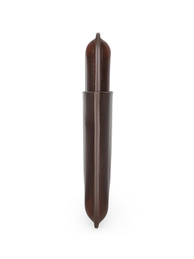 Étui à cigares, en cuir, idéal à transporter, format compact modèle Méliton - Coffret - Café