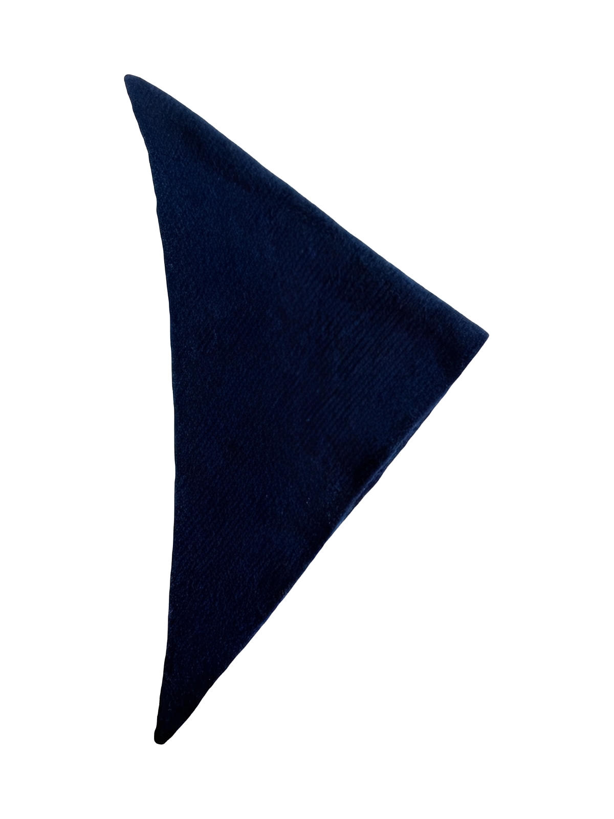 Foulard triangolare in lana mista, sciarpa corta calda per l'inverno, scaldacollo morbido donna uomo, design geometrico originale, accessorio elegante per l'autunno, modello Ouline