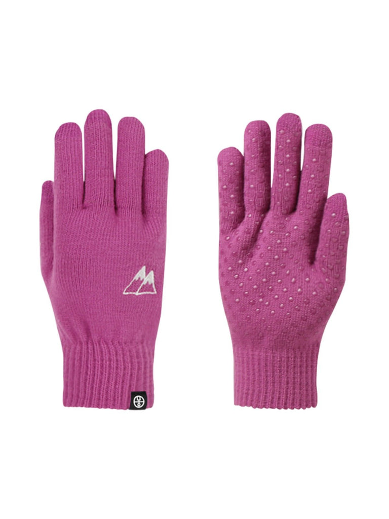 Gant hiver tactile, protection thermique main, accessoires ski antidérapants, doublure chaude, broderie discrète, modèle Loki - Gants - Rose