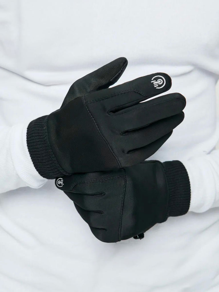 Gants d'hiver tactiques, coupe - vent, imperméables, idéal tout type de sport, chaud et confortable, modèle Aryx - Gants - Noir M
