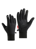Gants d'hiver tactiques, coupe - vent, imperméables, idéal tout type de sport, chaud et confortable, modèle Aryx - Gants - Noir M