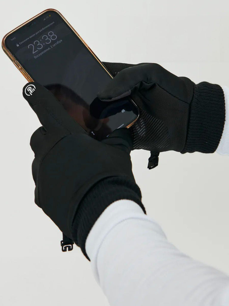 Gants d'hiver tactiques, coupe - vent, imperméables, idéal tout type de sport, chaud et confortable, modèle Aryx - Gants - Noir M