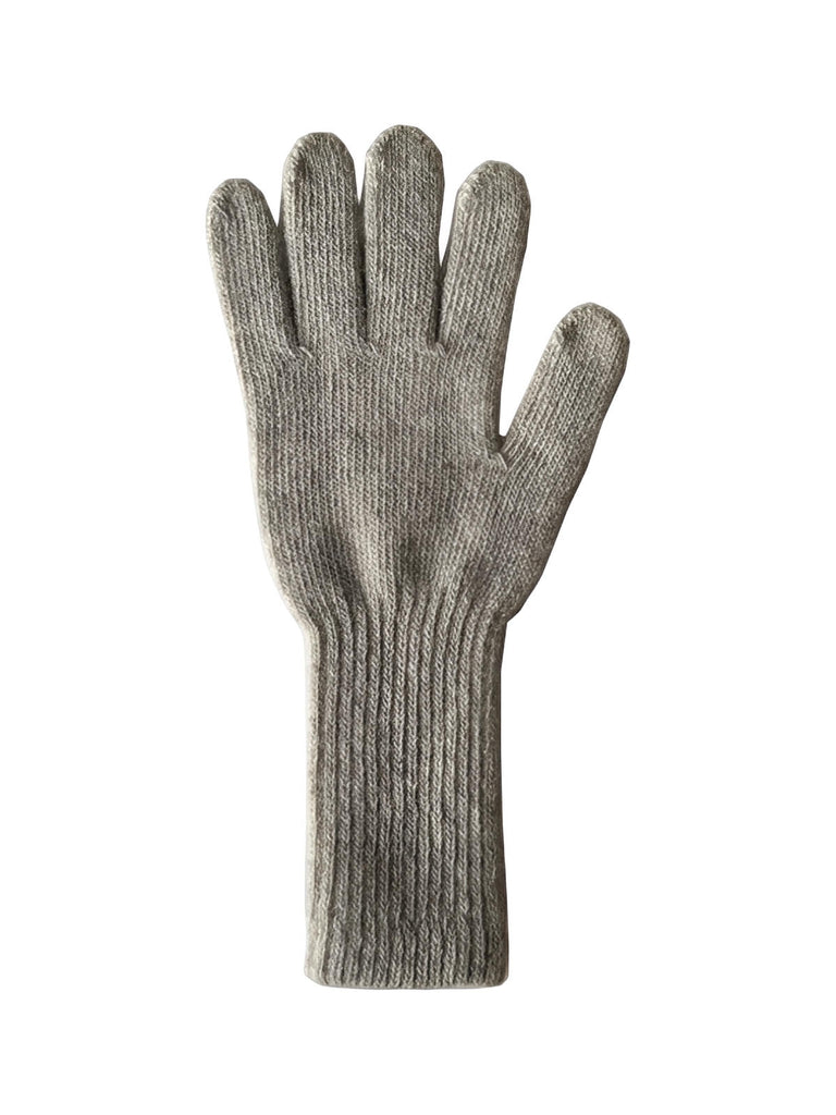 Guanti lunghi in lana, guanti invernali morbidi, guanti da donna a maglia a coste, guanti lavorati a maglia caldi, guanti confortevoli effetto cachemire, modello Vélie
