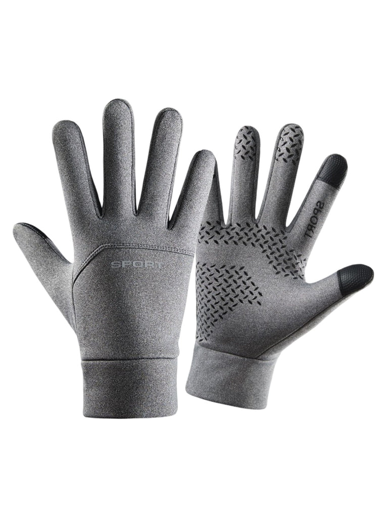 Gants tactiques d'hiver homme, gants tactiles sport, thermiques et anti - froid, anti - dérapants, imperméables et tactile, modèle Okly - Gants - Gris M