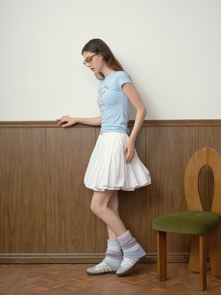 Guêtres douces moelleuses dégradé couleur, accessoires mode hiver, confort thermique, guêtres longues tricotées, chaussettes hautes fantaisie, modèle Gismène - Guêtre - Style 3