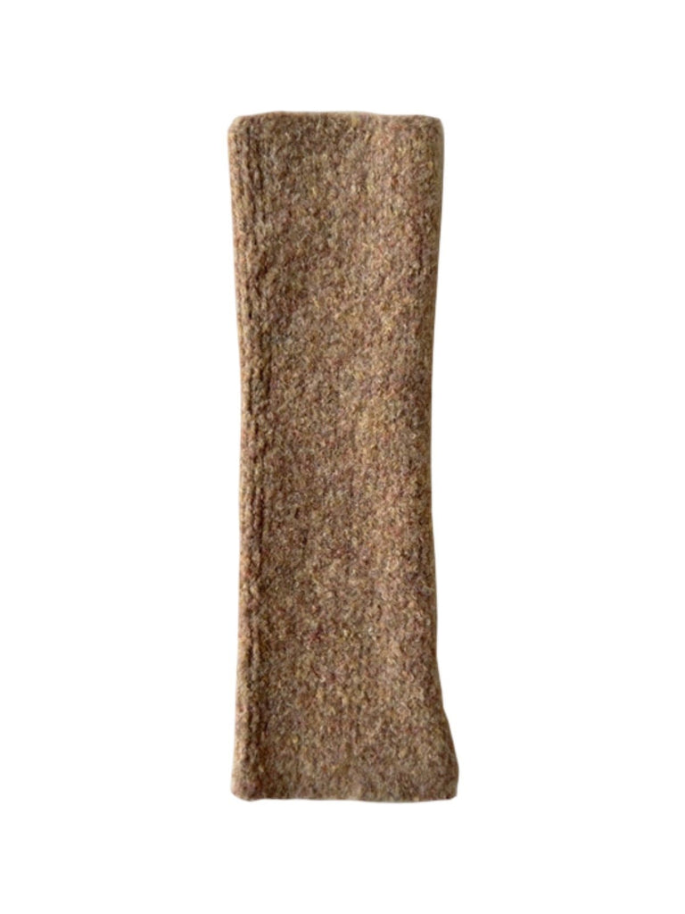Guêtres tricotées femme hiver, accessoire chaud laine mélangée, guêtres longues douces, épaisses confortables, guêtres style ballet, modèle Noody - Guêtre - Camel