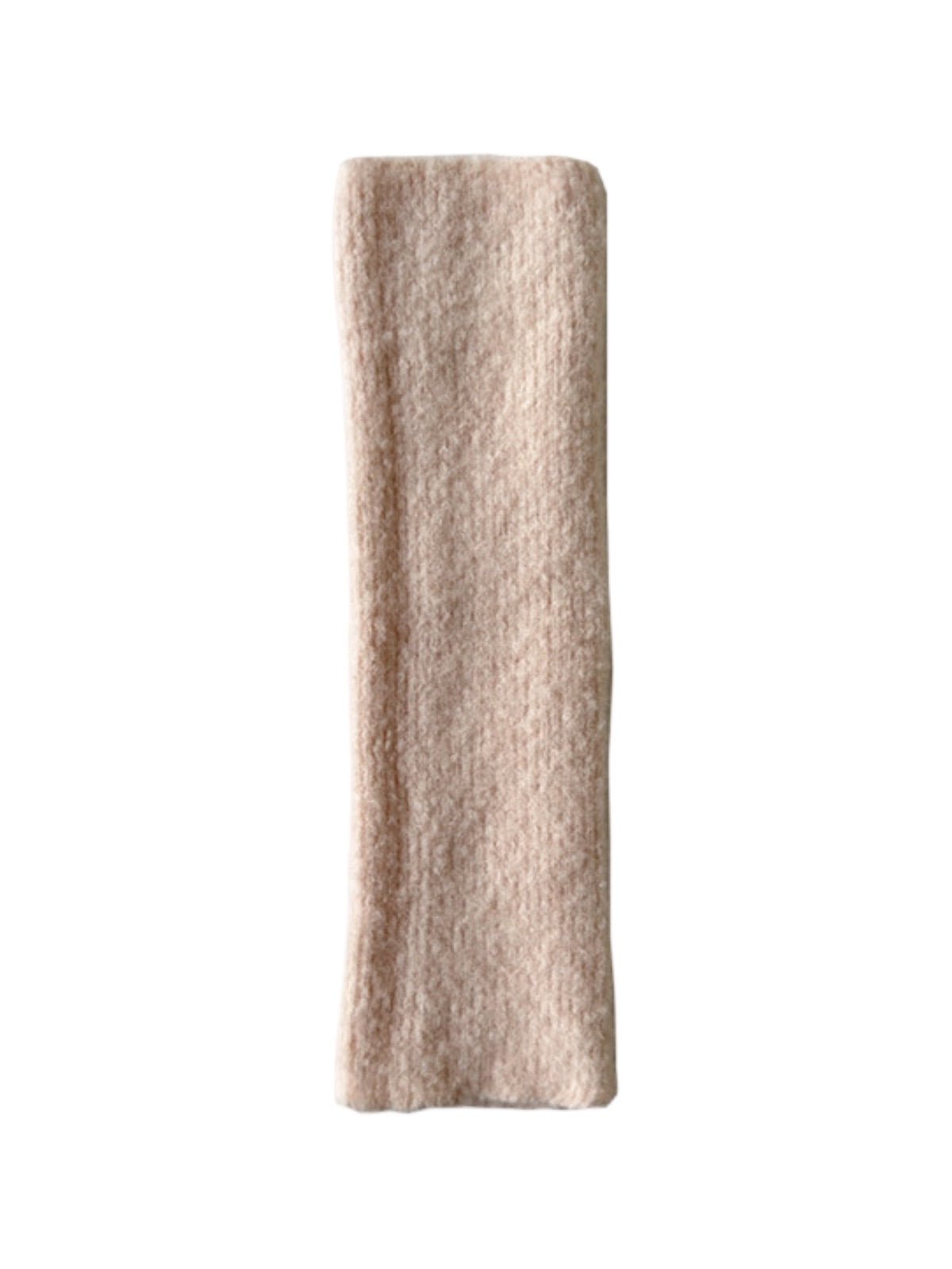 Guêtres tricotées femme hiver, accessoire chaud laine mélangée, guêtres longues douces, épaisses confortables, guêtres style ballet, modèle Noody - Guêtre - Rose