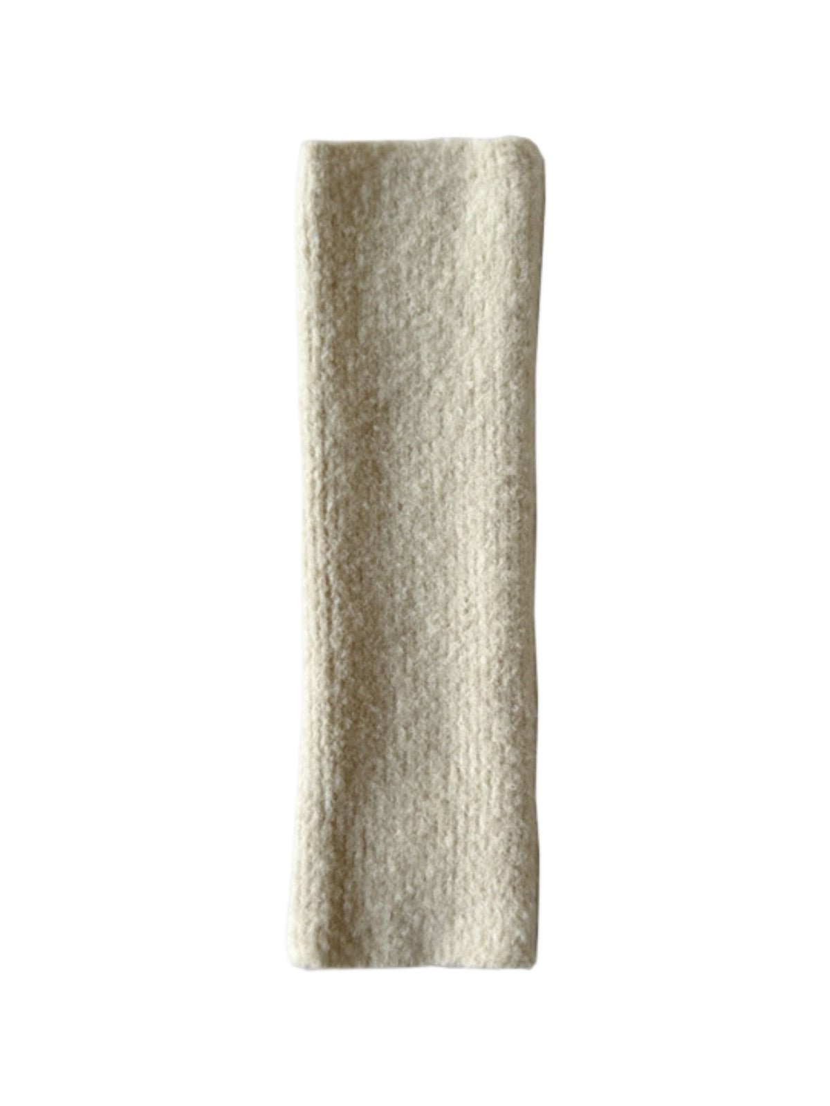 Guêtres tricotées femme hiver, accessoire chaud laine mélangée, guêtres longues douces, épaisses confortables, guêtres style ballet, modèle Noody - Guêtre - Blanc