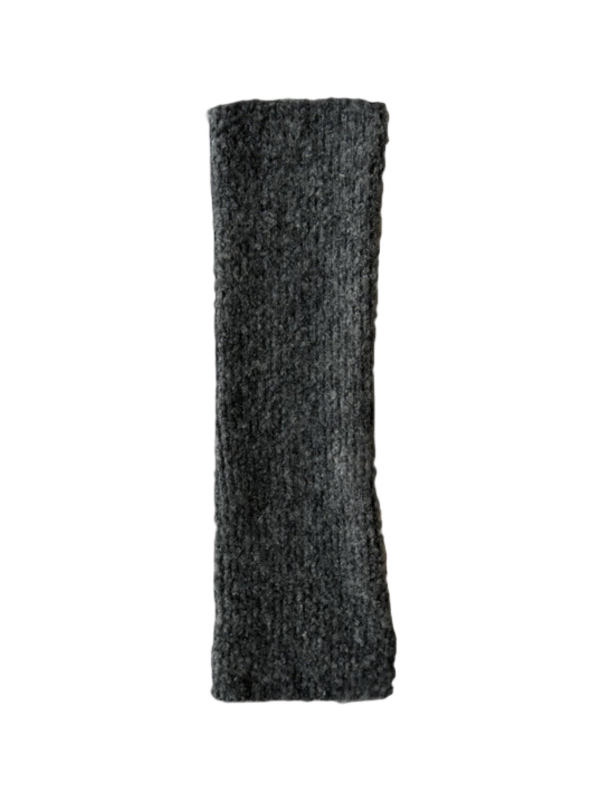 Guêtres tricotées femme hiver, accessoire chaud laine mélangée, guêtres longues douces, épaisses confortables, guêtres style ballet, modèle Noody - Guêtre - Gris foncé
