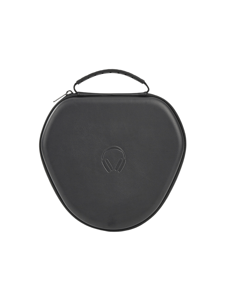 Housse AirPods Max, étui rigide intelligent, protection antichoc et anti - chute, intérieur doux, design fin et portable, simili vegan, rangement avec mode veille automatique, modèle Lerux - Accessoire AirPods Max - Noir