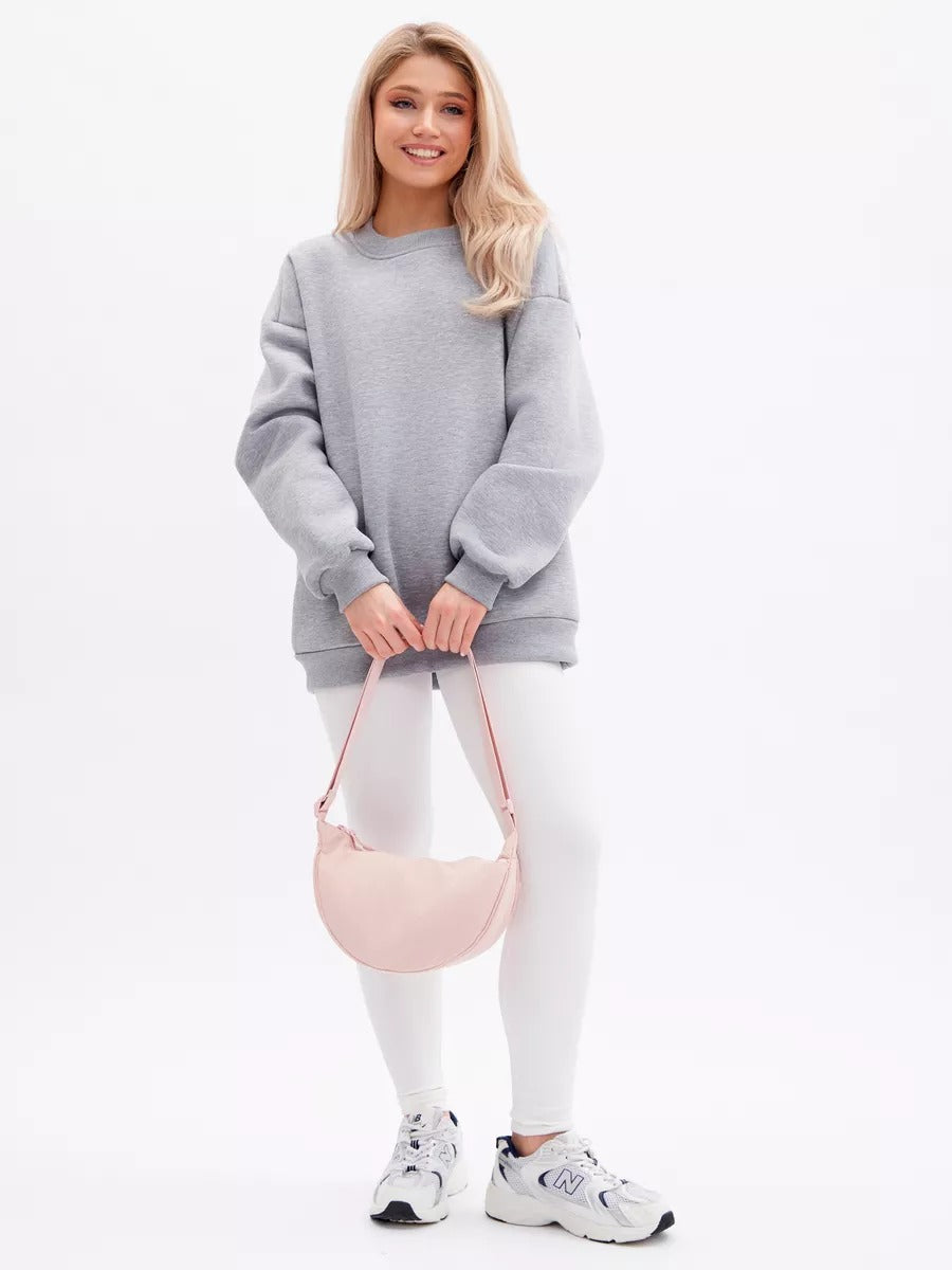 Sacoche nylon femme, sac demi-lune, sac bandoulière léger, sac de poitrine, sac streetwear y2k, modèle Josina