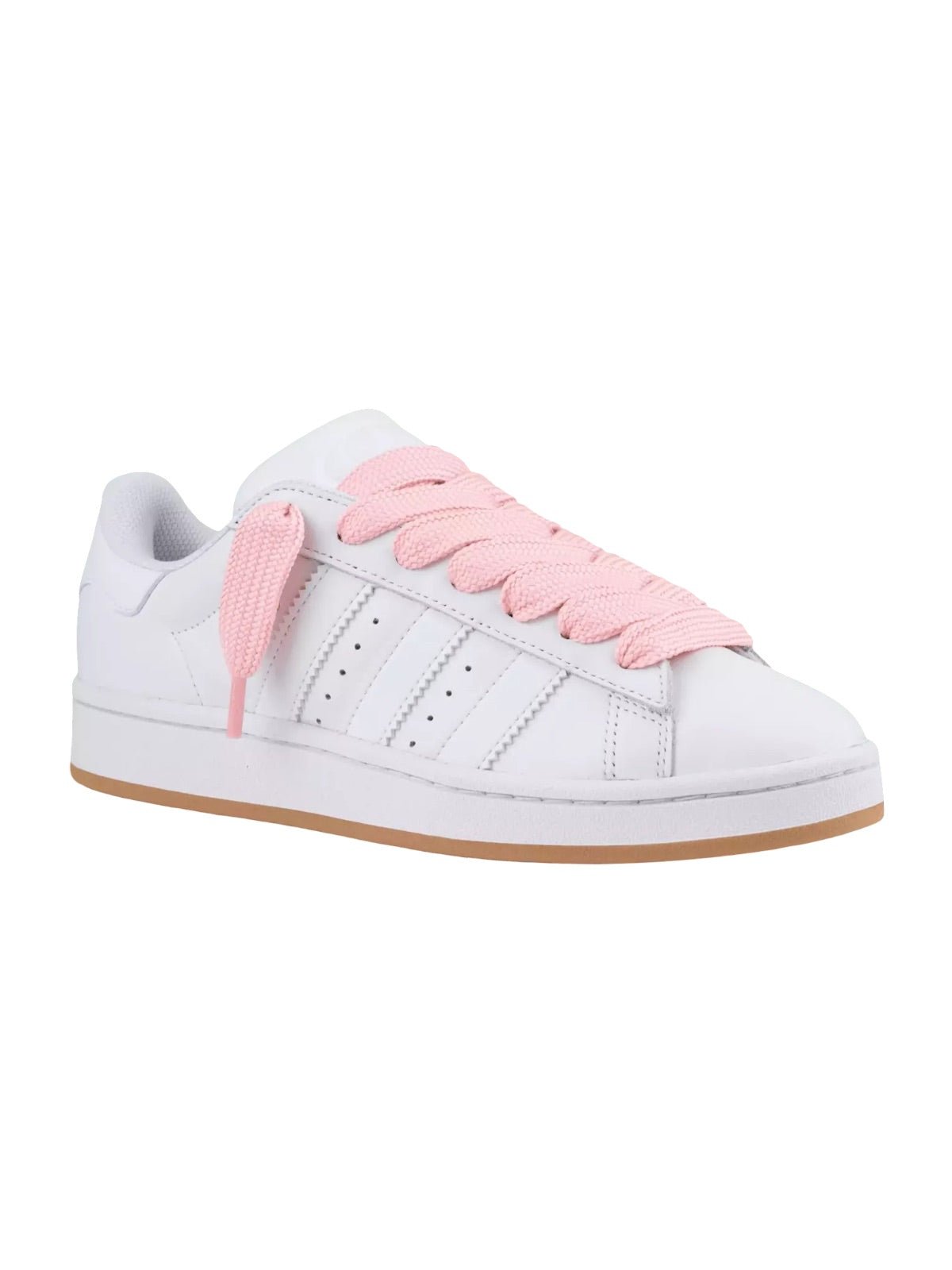 Lacets larges sneakers, lacets plats colorés, lacets épais résistants, mode unisexe, lacets pour baskets et streetwear, y2k, modèle Pencie - Rose 80 cm