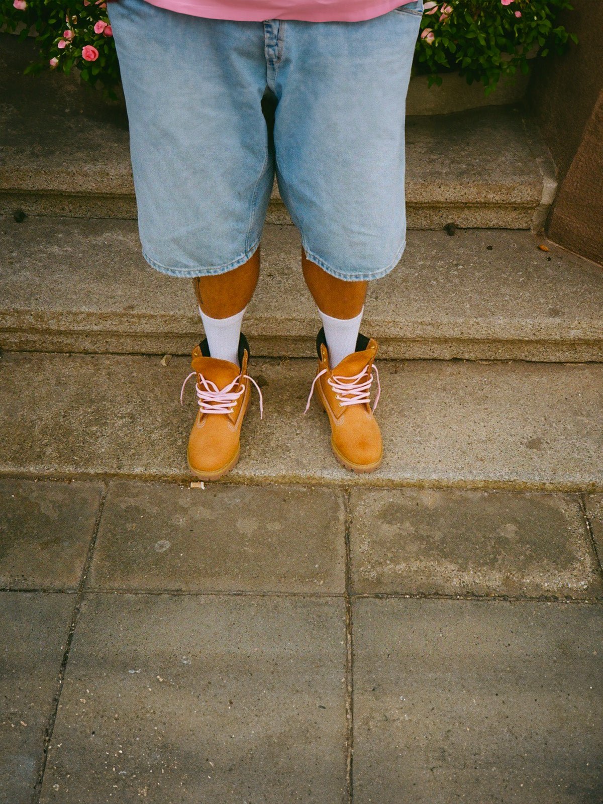 Lacets plats classiques colorés, lacets universels, lacets sneakers résistants à la mode, personnalisation baskets, modèle Mélandre - Rose 80 cm
