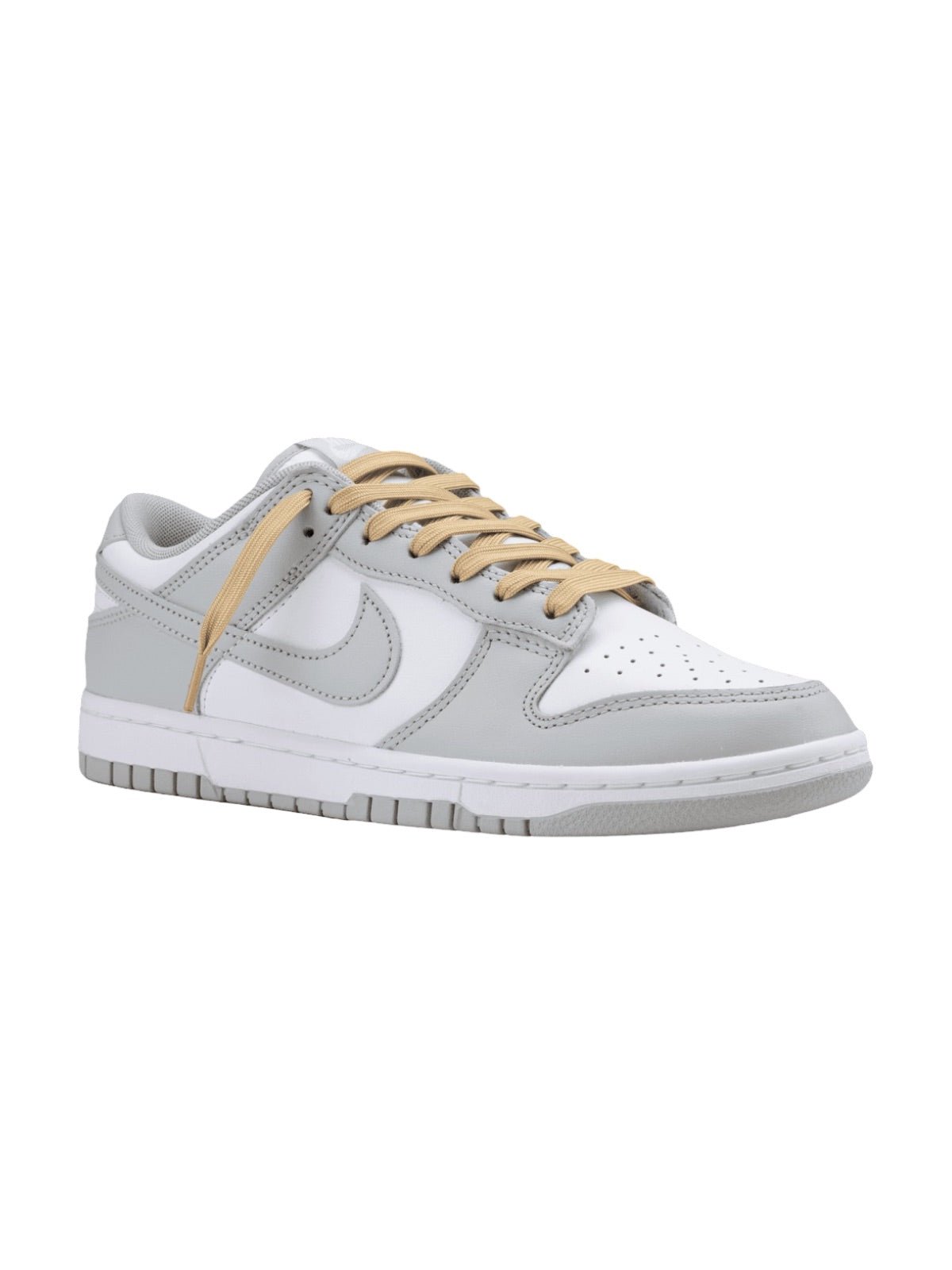 Lacets plats classiques colorés, lacets universels, lacets sneakers résistants à la mode, personnalisation baskets, modèle Mélandre - Beige 80 cm