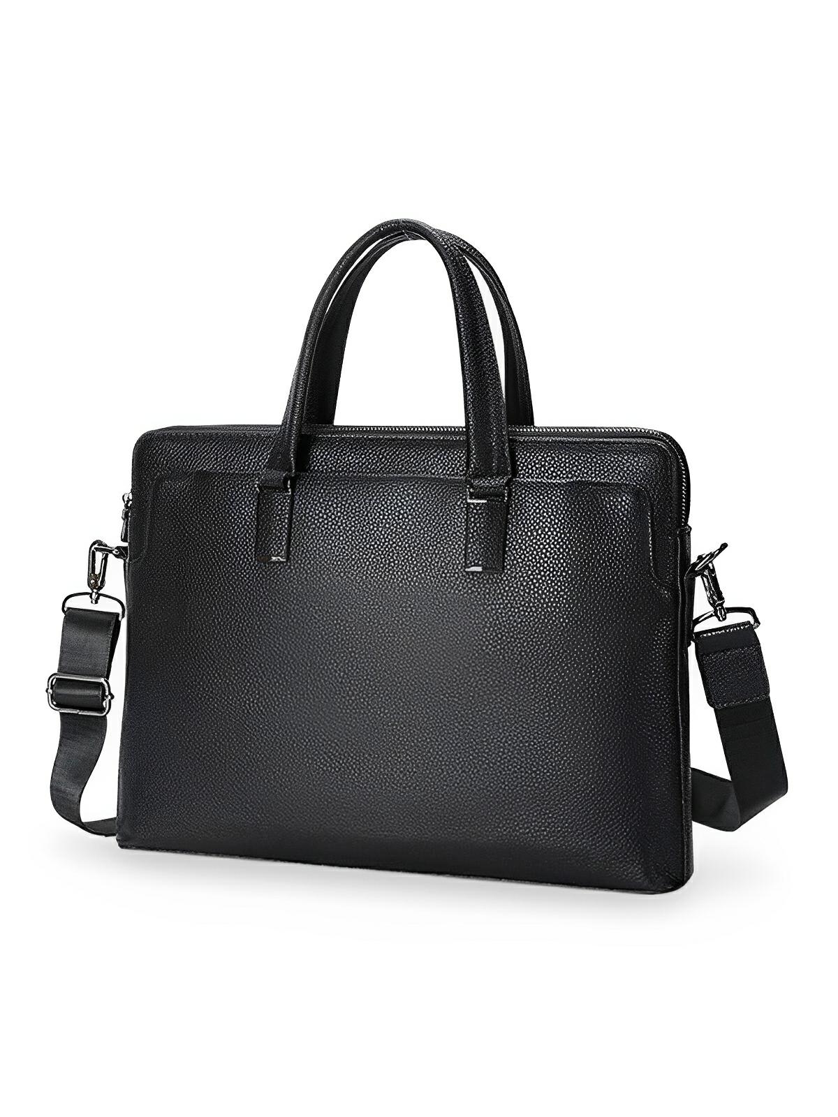 Porte - document en cuir, pour l'homme d'affaires, déperlant, modèle Clotaire - Porte - document - Noir