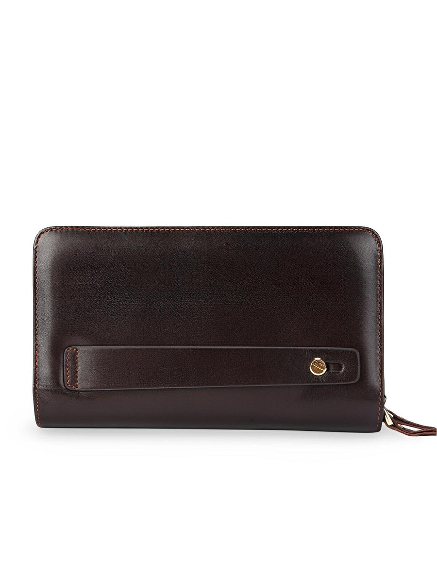 Portefeuille Homme Minimaliste 2 Volets En Cuir PU - Compact Avec Fente Pour Stylo - Pour Cartes Et Billets
