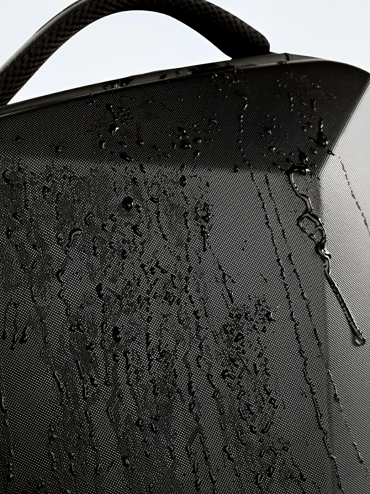 Sac à dos antivol, business et voyage, capacité extensible, avec port USB et compartiment ordinateur 15,6", résistant à l'eau, modèle Alior - Sac à dos - Noir