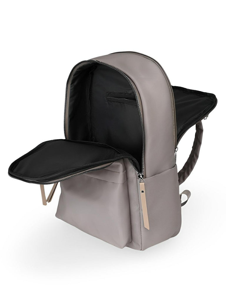 Sac à dos femme, grande capacité, compartiment ordinateur, nylon imperméable, voyage, univers, modèle Alia - Sac à dos - Gris