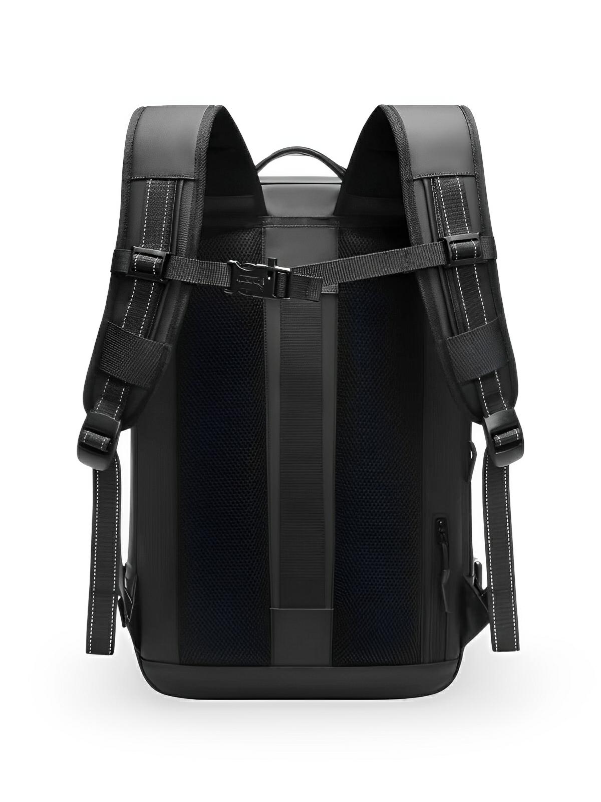 Sac à dos homme, multifonction, à grande capacité, extensible et imperméable, modèle Athanase - Sac à dos - Noir
