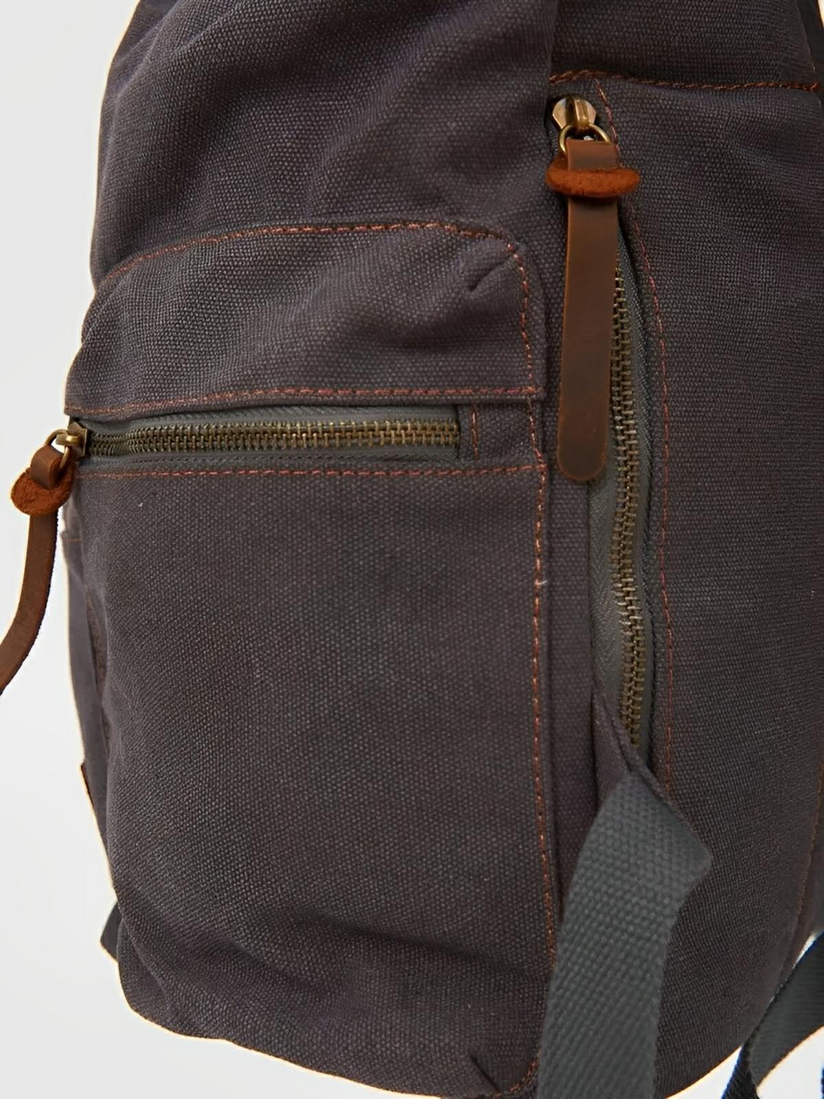Sac à dos rétro en toile, grand, pour homme, idéal pour voyager, modèle Arselin - Sac à dos - Marron