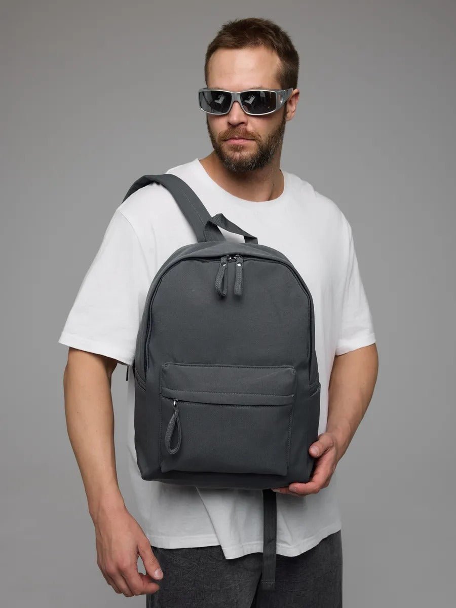 Sac à dos unisexe, compartiment ordinateur, imperméable, grande capacité, usage quotidien, sac d'école, modèle Jixe - Sac à dos - Gris
