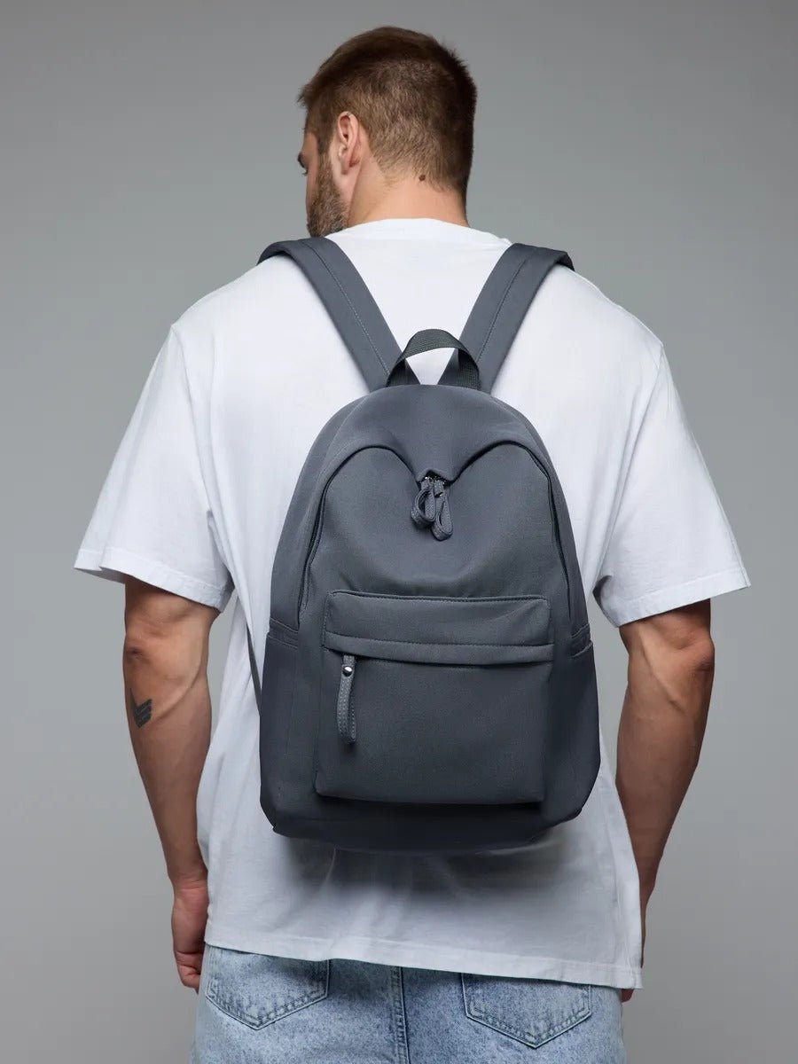 Sac à dos unisexe, compartiment ordinateur, imperméable, grande capacité, usage quotidien, sac d'école, modèle Jixe - Sac à dos - Gris