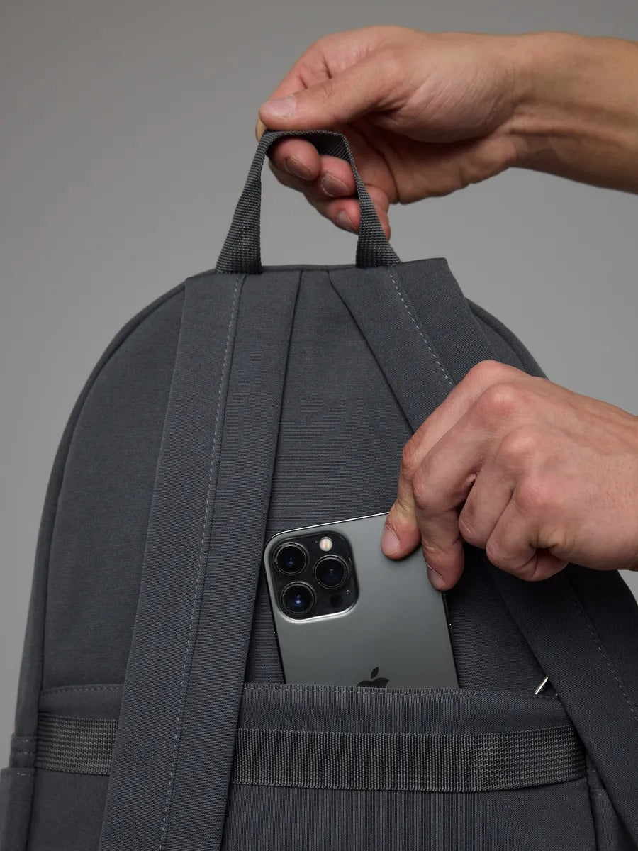 Sac à dos unisexe, compartiment ordinateur, imperméable, grande capacité, usage quotidien, sac d'école, modèle Jixe - Sac à dos - Gris