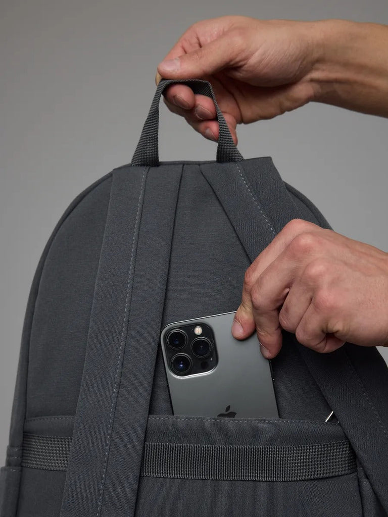 Sac à dos unisexe, compartiment ordinateur, imperméable, grande capacité, usage quotidien, sac d'école, modèle Jixe - Sac à dos - Gris