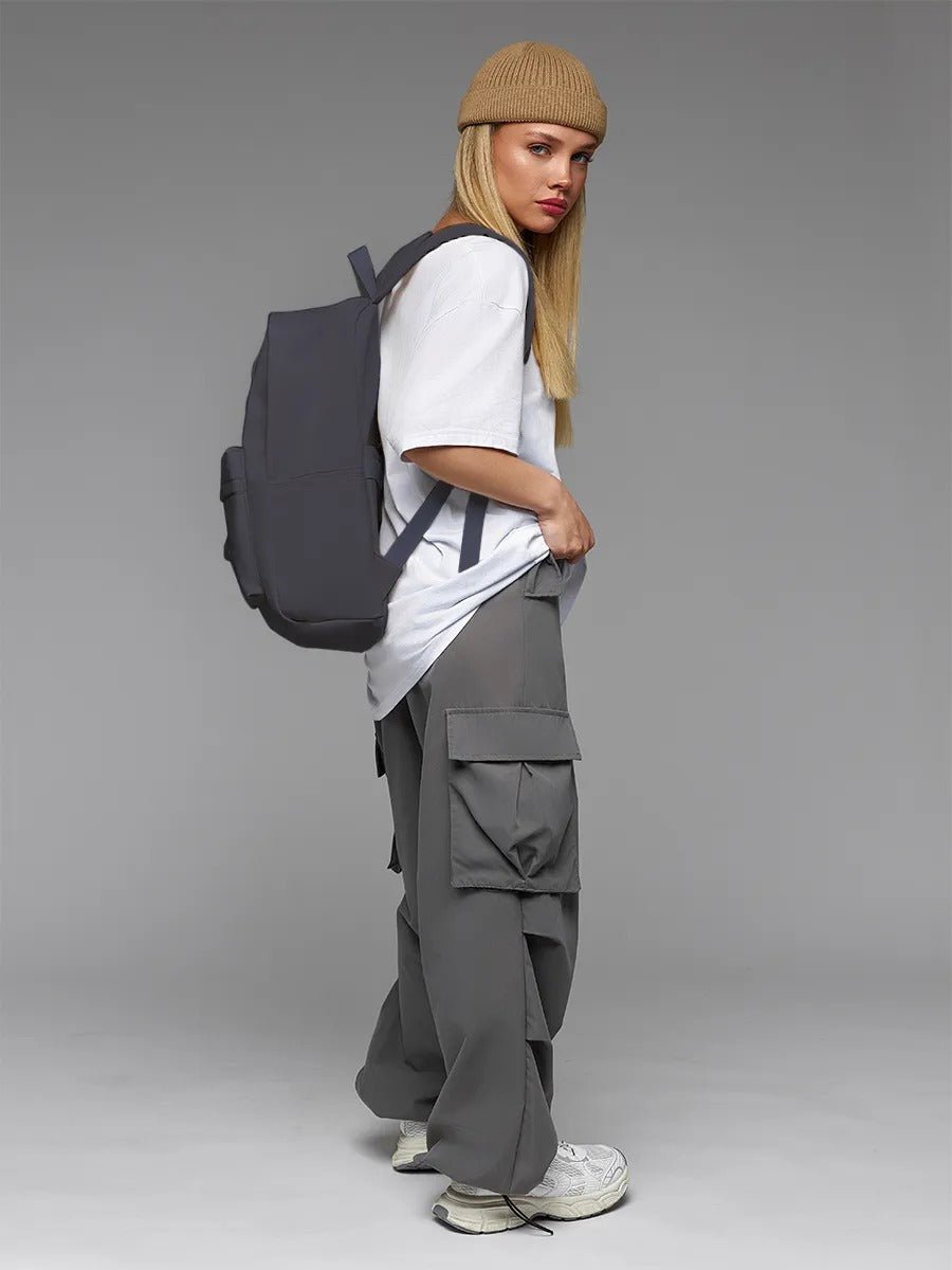 Sac à dos unisexe, compartiment ordinateur, imperméable, grande capacité, usage quotidien, sac d'école, modèle Jixe - Sac à dos - Gris