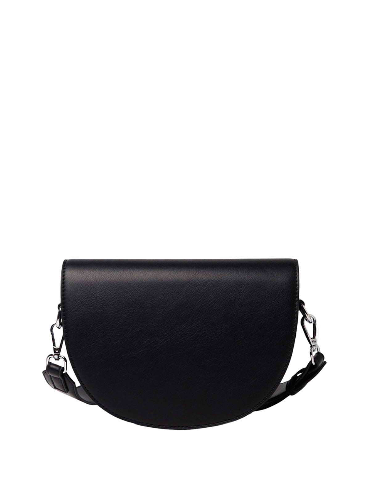 Sac à main bandoulière femme, sac demi - lune, sac PU, sac minimaliste, petit sac épaule, modèle Coloma - Sac à main - Noir