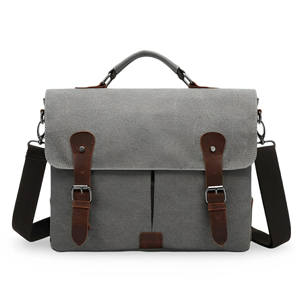 Borsa per laptop in pelle da 16 pollici - Borsa a tracolla vintage per fotocamera, valigetta in pelle marrone italiana per uomo e donna, cartella da lavoro - Italia