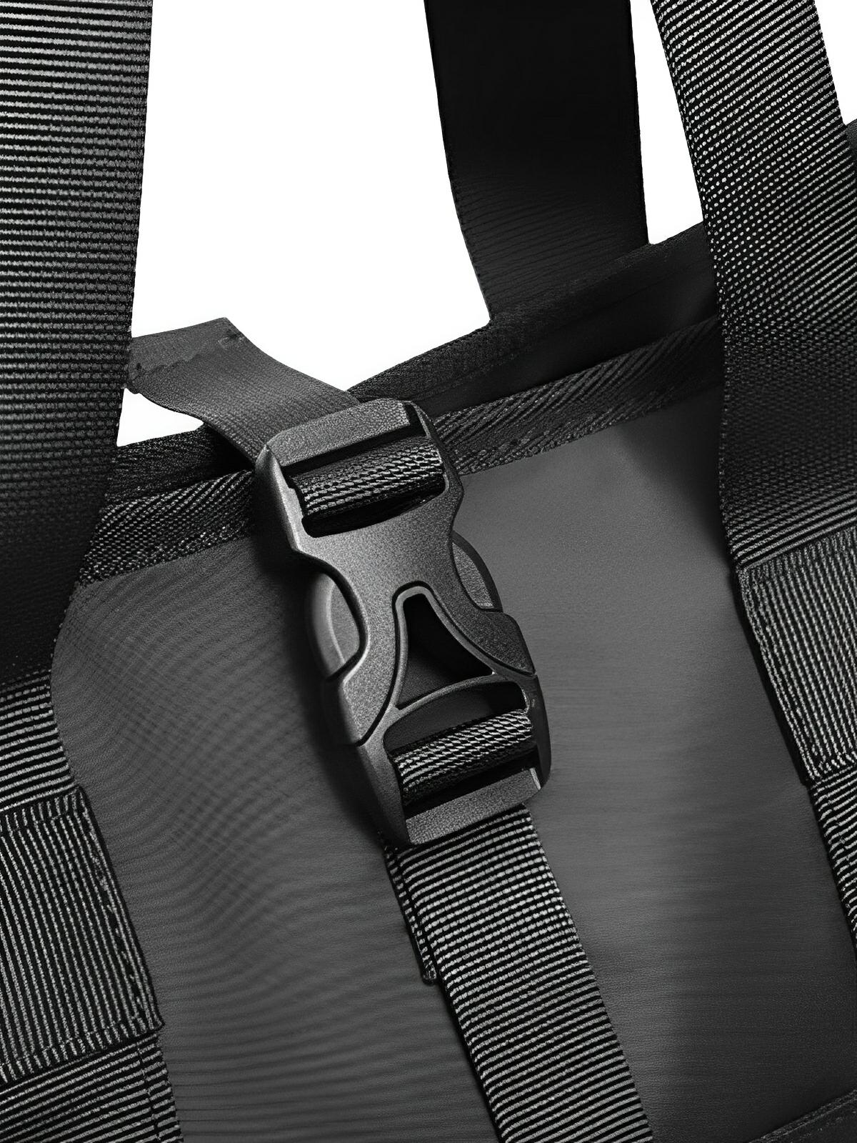Sac bandoulière homme, imperméable, multifonction, style urbain, modèle Julien - Sacoche - Noir