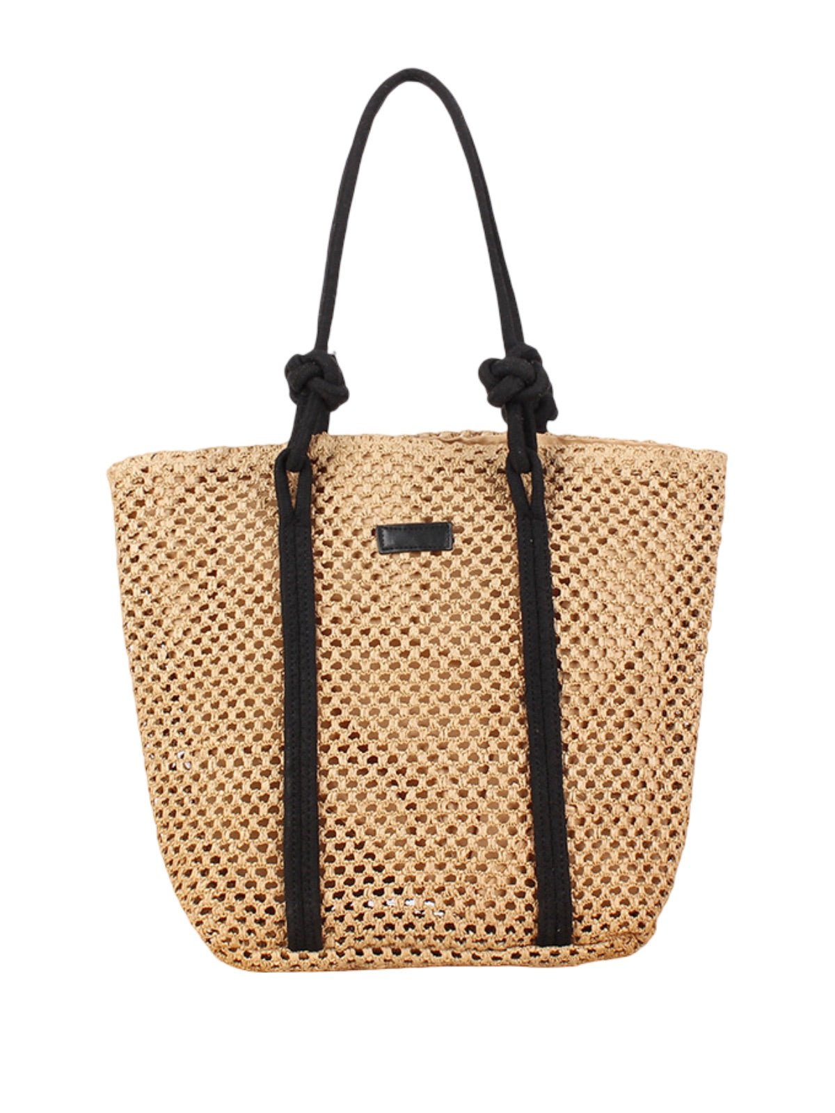 Cabas Panier Bohème En Raphia/sisal Multicolore - Idéal Plage, été - Marque Gribouille Import